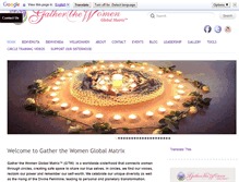 Tablet Screenshot of gatherthewomen.org